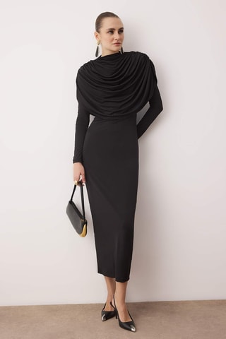 Robe midi - Noir