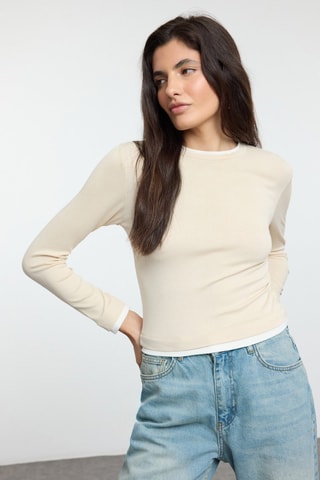 Blusa - Beige