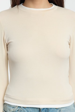 Blusa - Beige