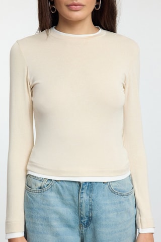 Blusa - Beige