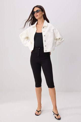 Giacca in jeans - Ecrù