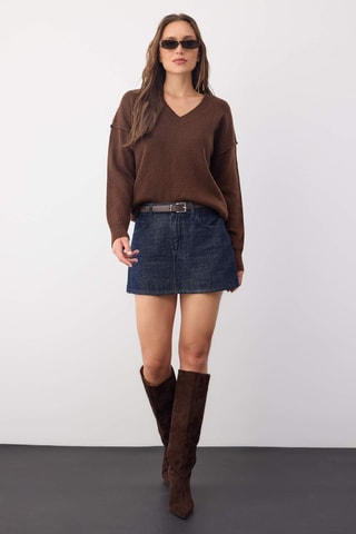 Maglia - Marrone