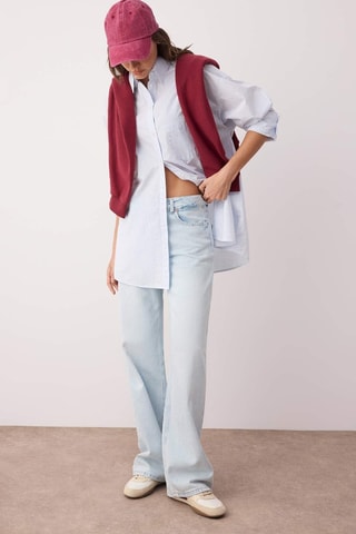 Jeans wide legs - Azzurro - Blu