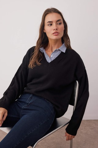 Maglia loose - Nero