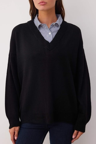 Maglia loose - Nero