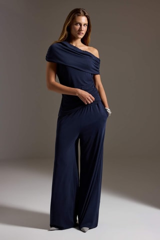 Top et pantalon - Bleu foncé