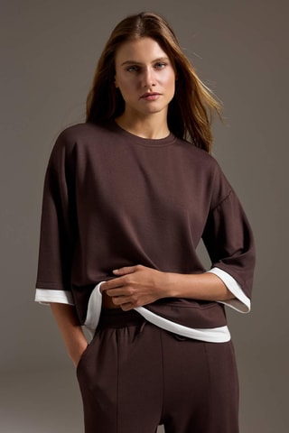 Camiseta y pantalón - Marrón