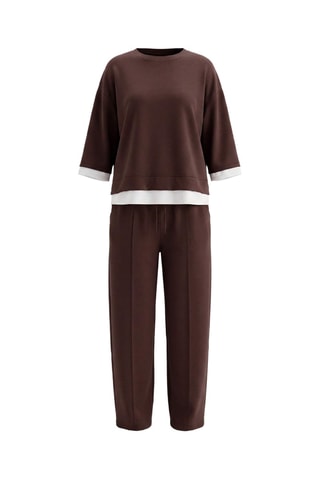Camiseta y pantalón - Marrón