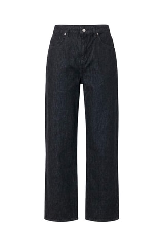 Jeans wide legs a vita alta - Nero