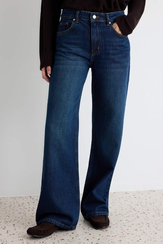 Vaquero wide leg - Azul oscuro