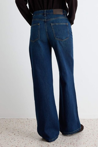 Vaquero wide leg - Azul oscuro