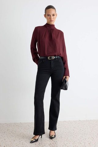 Jeans flare - Nero