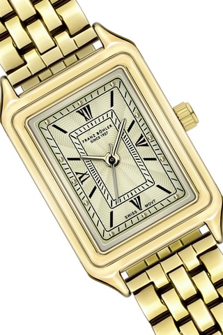 Montre à quartz en acier Sarner - Doré