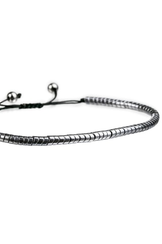 Coffret montre à quartz en cuir, plaqué ion argent et diamant et bracelet en cuir Olympe