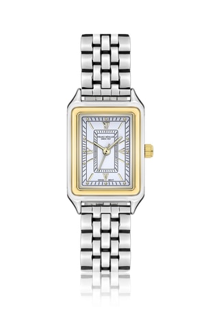 Montre à quartz en acier - Argenté et doré