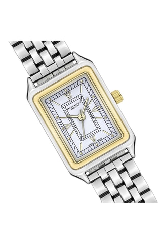 Montre à quartz en acier - Argenté et doré