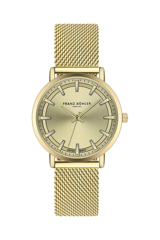 Montre à quartz en acier Klontal - Doré