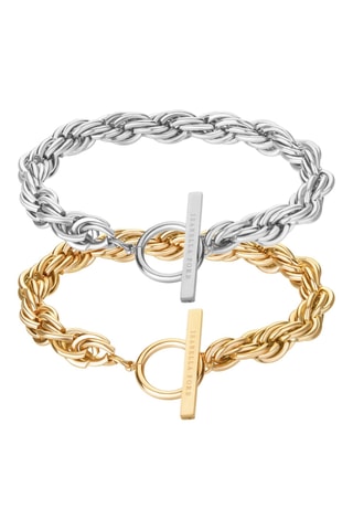 2 bracelets Freda - Doré et argenté