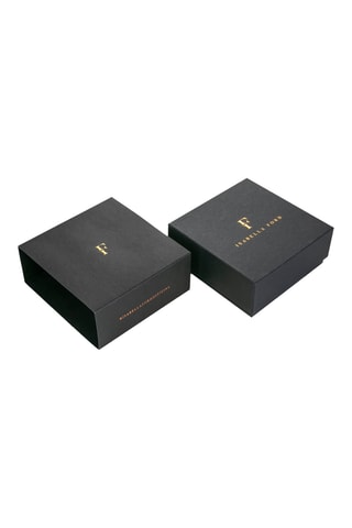 2 paires de boucles d'oreilles Diane Pearl - Doré