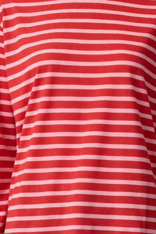Camiseta de rayas - Blanco y rojo