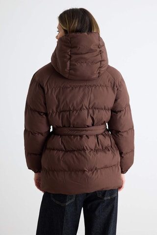 Anorak con capucha - Marrón