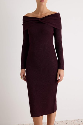 Vestido recto - Violeta