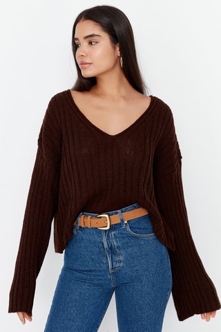 Jersey de lana - Marrón