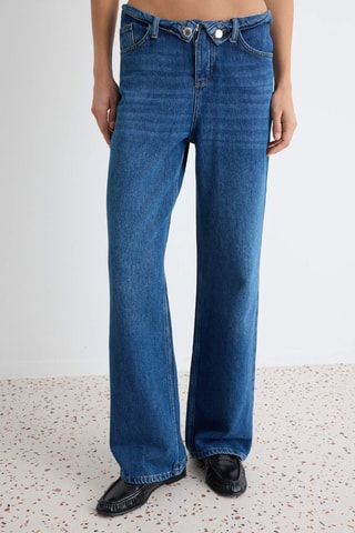 Vaquero wide leg - Azul