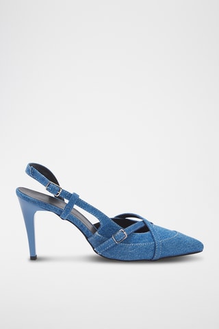 Zapatos de tacón vaqueros - Azul