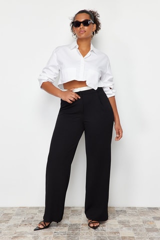 Pantalón de tiro alto - Negro