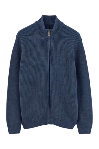 Cárdigan regular fit - Azul