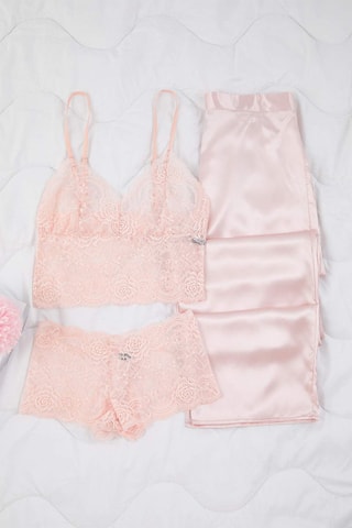 Pijama de 3 prendas - Rosa