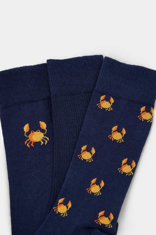 3 pares de calcetines - Azul marino