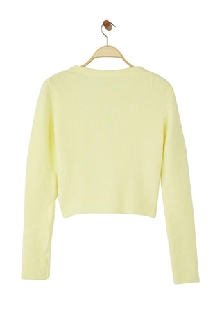 Cárdigan regular fit - Amarillo
