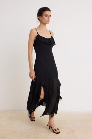 Vestido largo - Negro