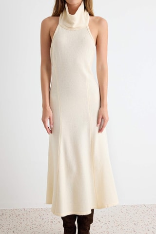 Vestido midi - Crudo