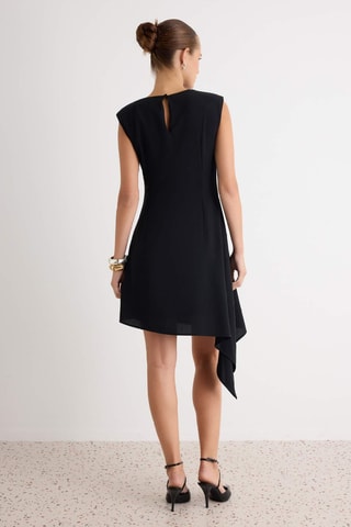 Vestido evasé - Negro