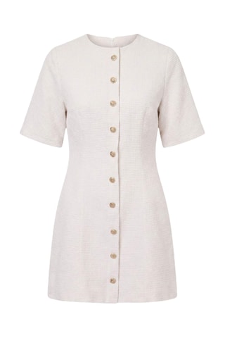 Vestido camisero - Crudo