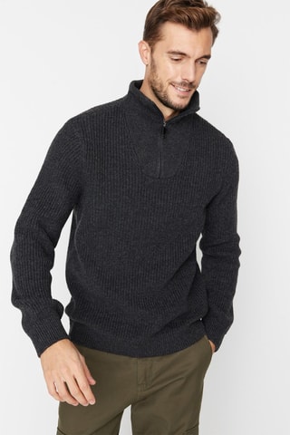 Jersey regular fit - Gris
