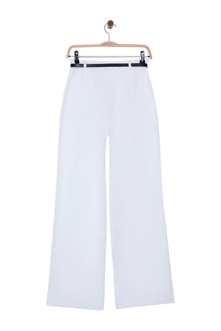 Pantalón recto - Blanco