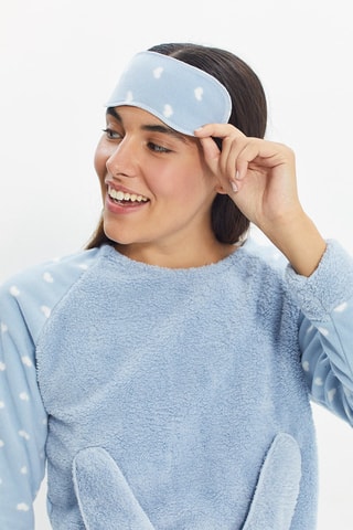 Pijama - Blanco, azul y rosa