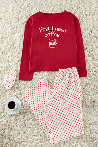 Pijama - Rojo y blanco