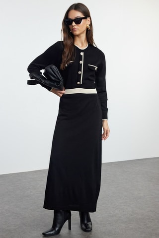Vestido largo - Negro