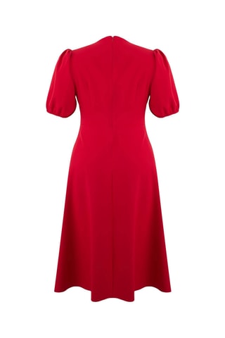 Vestido midi - Rojo
