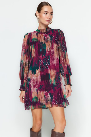 Vestido recto regular fit - Violeta