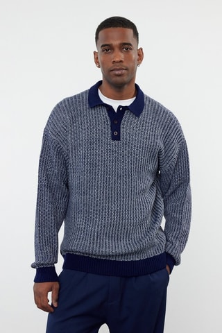 Jersey - Blanco y azul