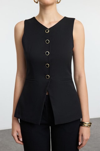 Chaleco de traje - Negro