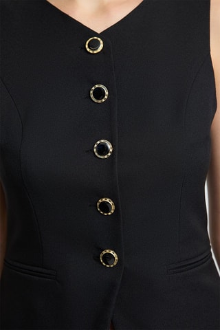 Chaleco de traje - Negro