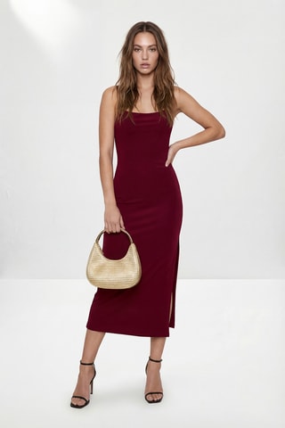 Robe droite - Bordeaux