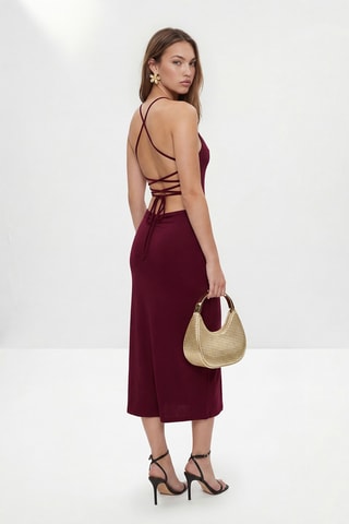 Robe droite - Bordeaux